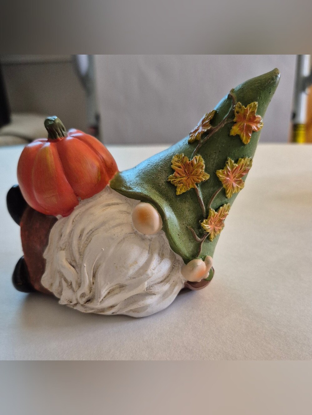 Gnome Fall Harvest With Pumpkin